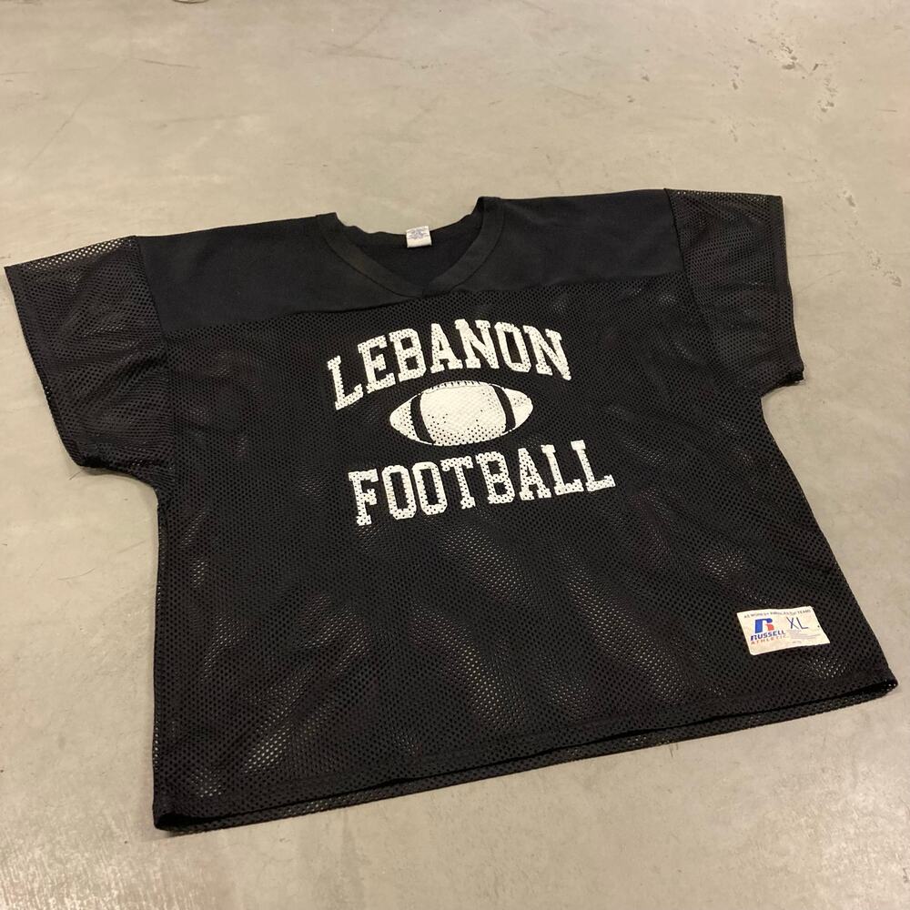 Vintage Russell athletic cropped mesh jersey